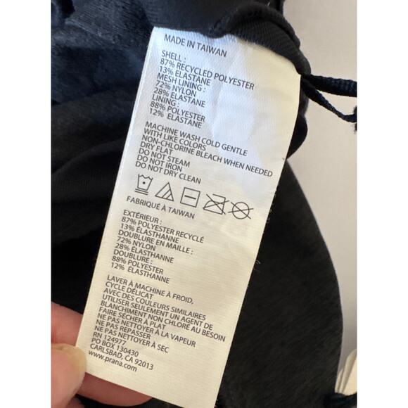 PRANA Heavana Hot Spell Shortie one piece Black Heather Size Medium NWT - Picture 9 of 9